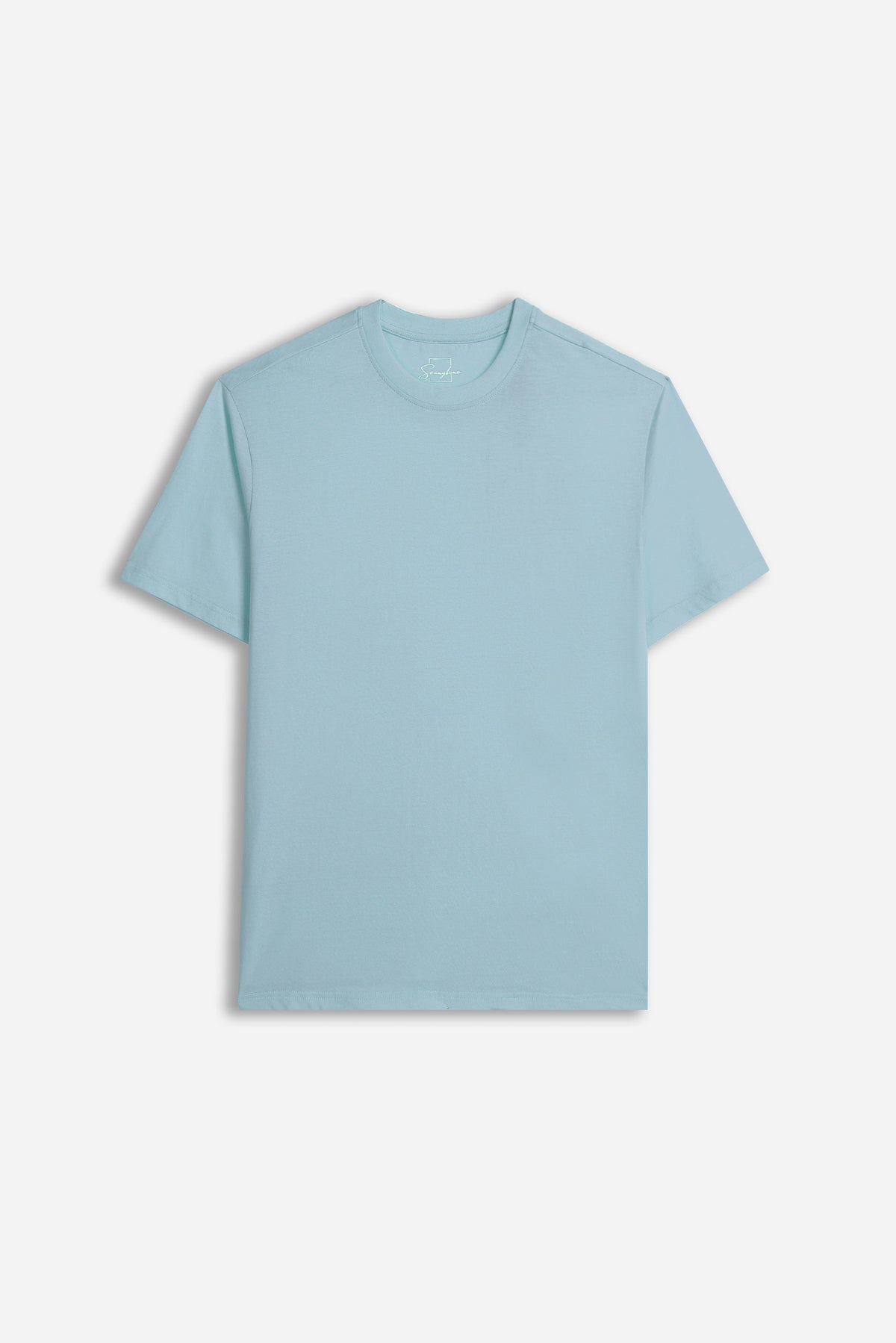 T-SHIRT GIROCOLLO BASIC POLVERE