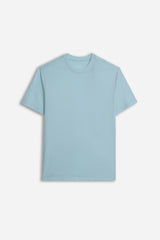 T-SHIRT GIROCOLLO BASIC POLVERE