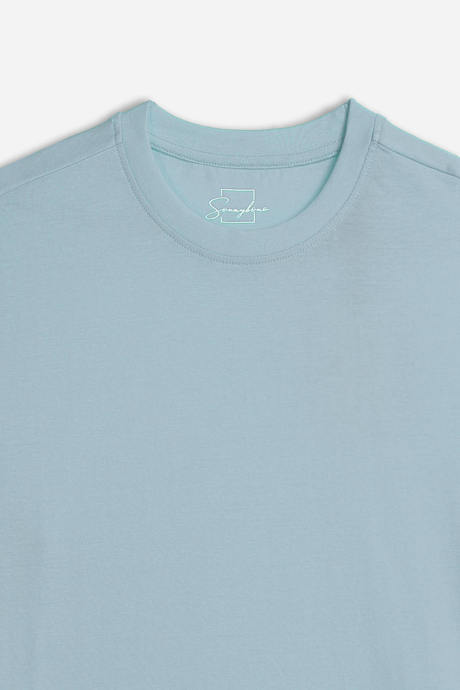 T-SHIRT GIROCOLLO BASIC POLVERE