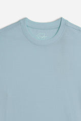 T-SHIRT GIROCOLLO BASIC POLVERE