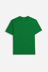 T-SHIRT GIROCOLLO BASIC VERDE