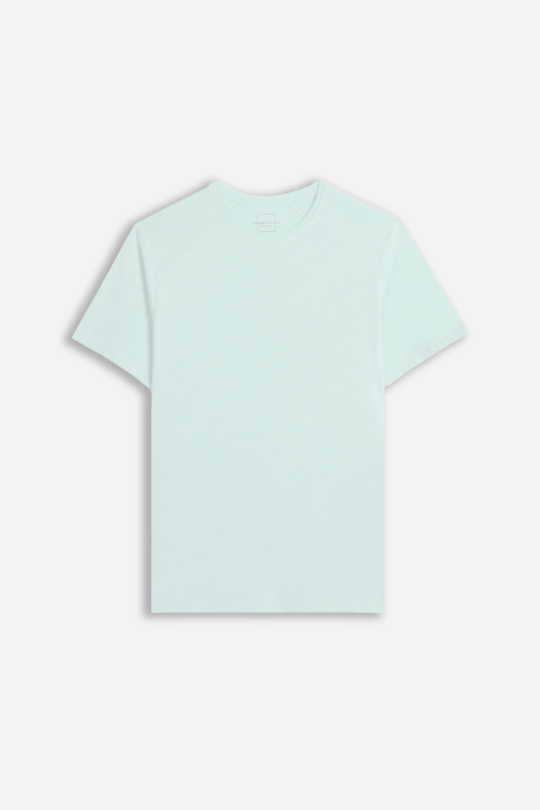 T-SHIRT GIROCOLLO BASIC SLUB CIELO