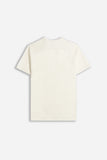 T-SHIRT GIROCOLLO BASIC SLUB GESSO