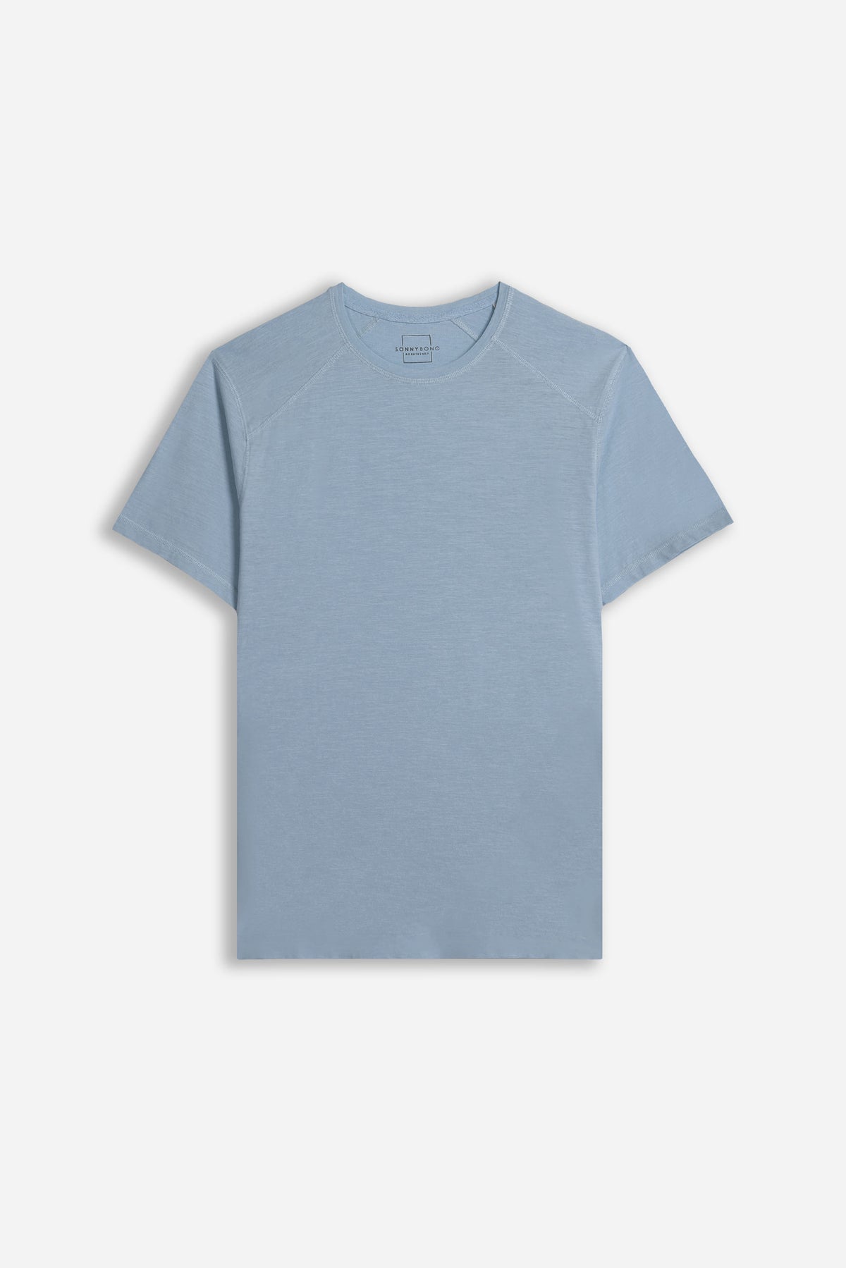T-SHIRT GIROCOLLO BASIC SLUB POLVERE