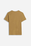 T-SHIRT GIROCOLLO BASIC SLUB SABBIA