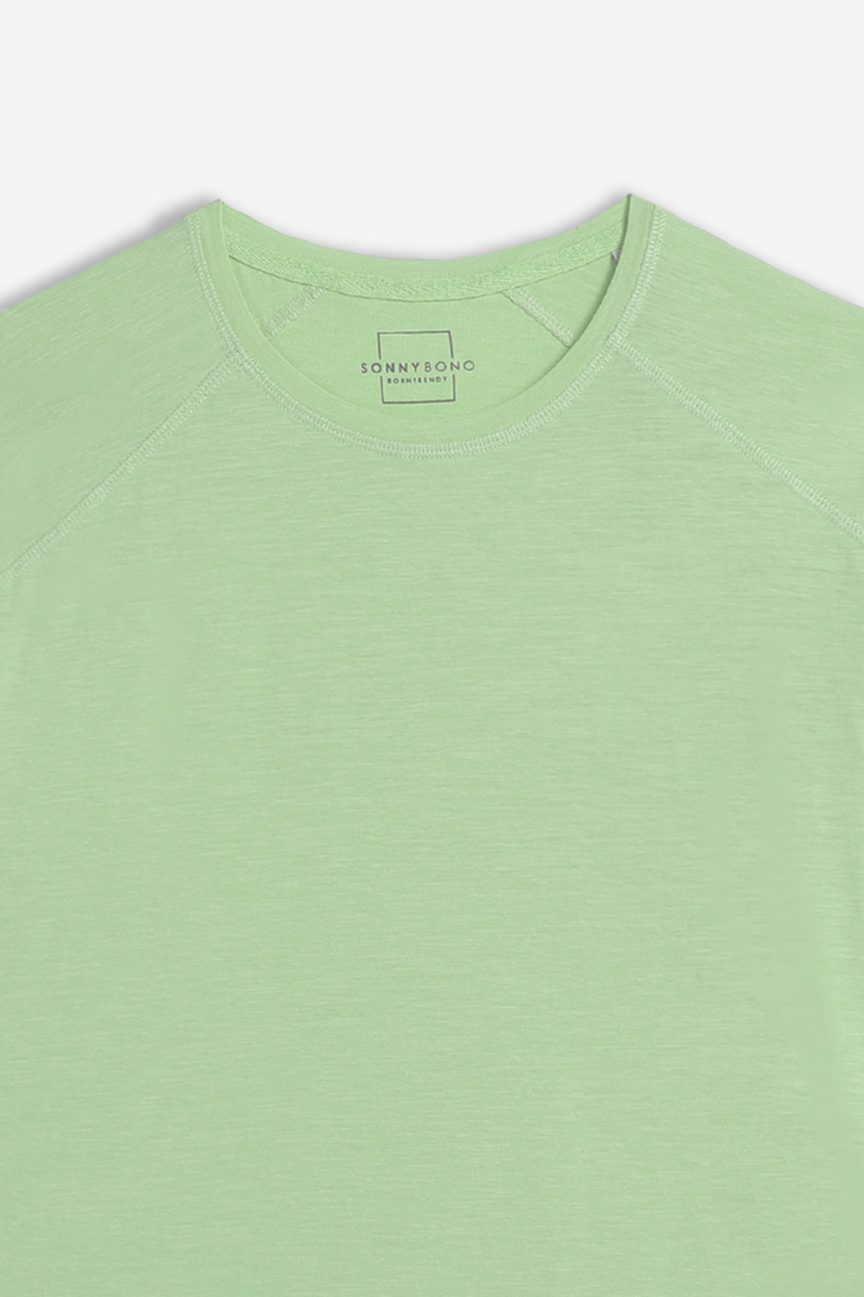 T-SHIRT GIROCOLLO BASIC SLUB SALVIA