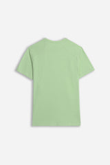 T-SHIRT GIROCOLLO BASIC SLUB SALVIA