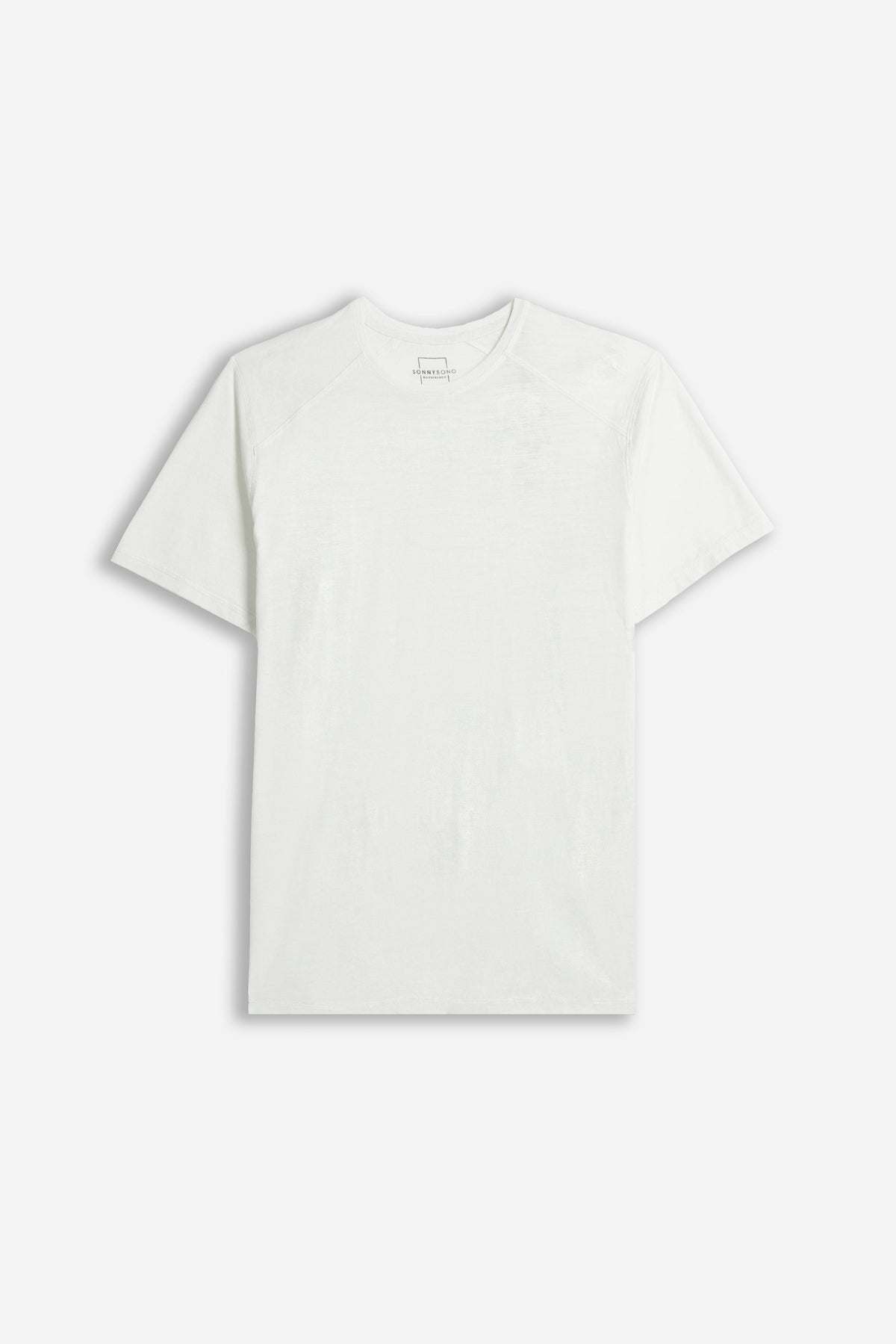 T-SHIRT GIROCOLLO BASIC SLUB GRIGIO GHIACCIO