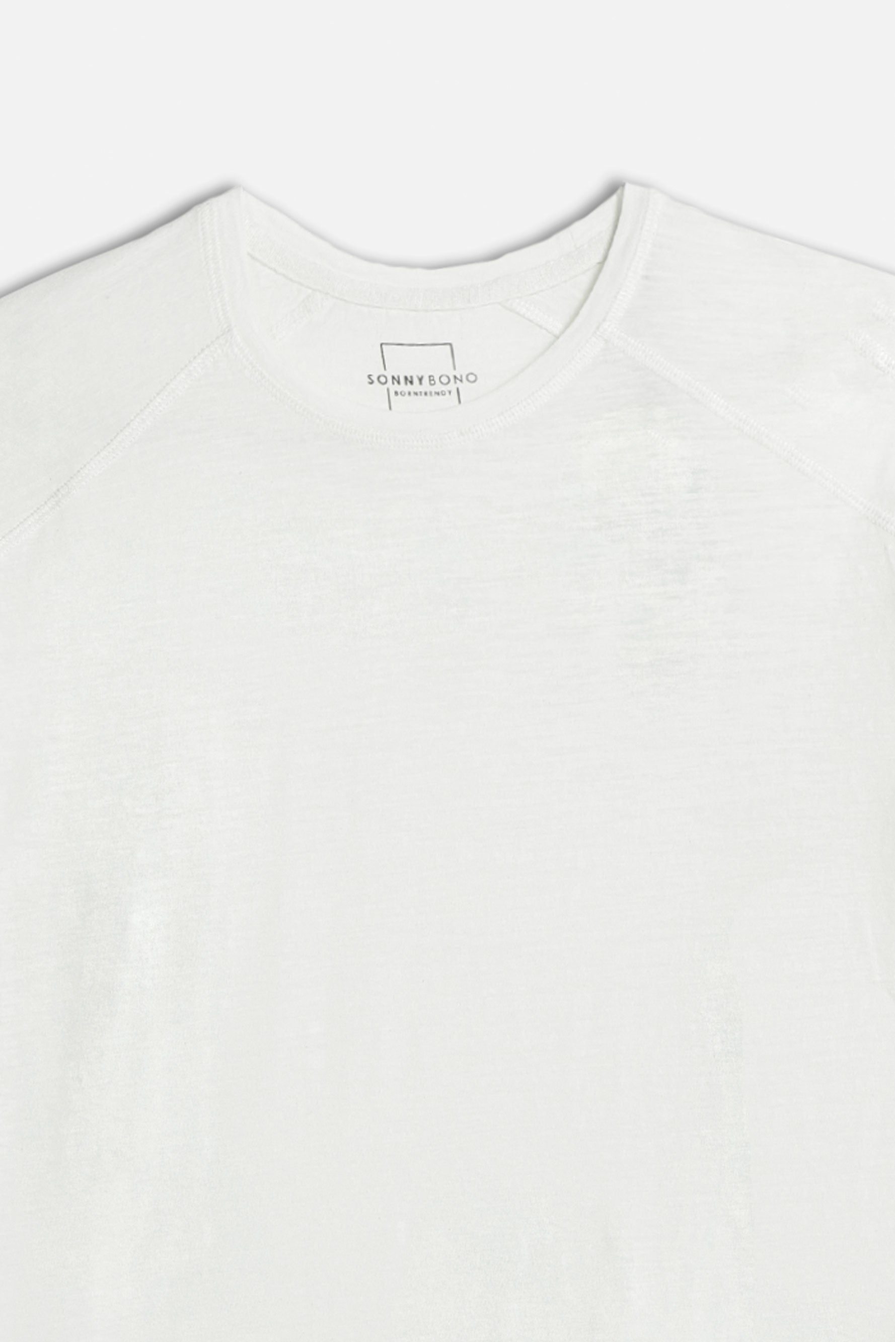 T-SHIRT GIROCOLLO BASIC SLUB GRIGIO GHIACCIO