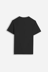 T-SHIRT SLUB  SERAFINO CON TASCHINO NERO