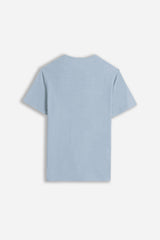 T-SHIRT SLUB  SERAFINO CON TASCHINO POLVERE