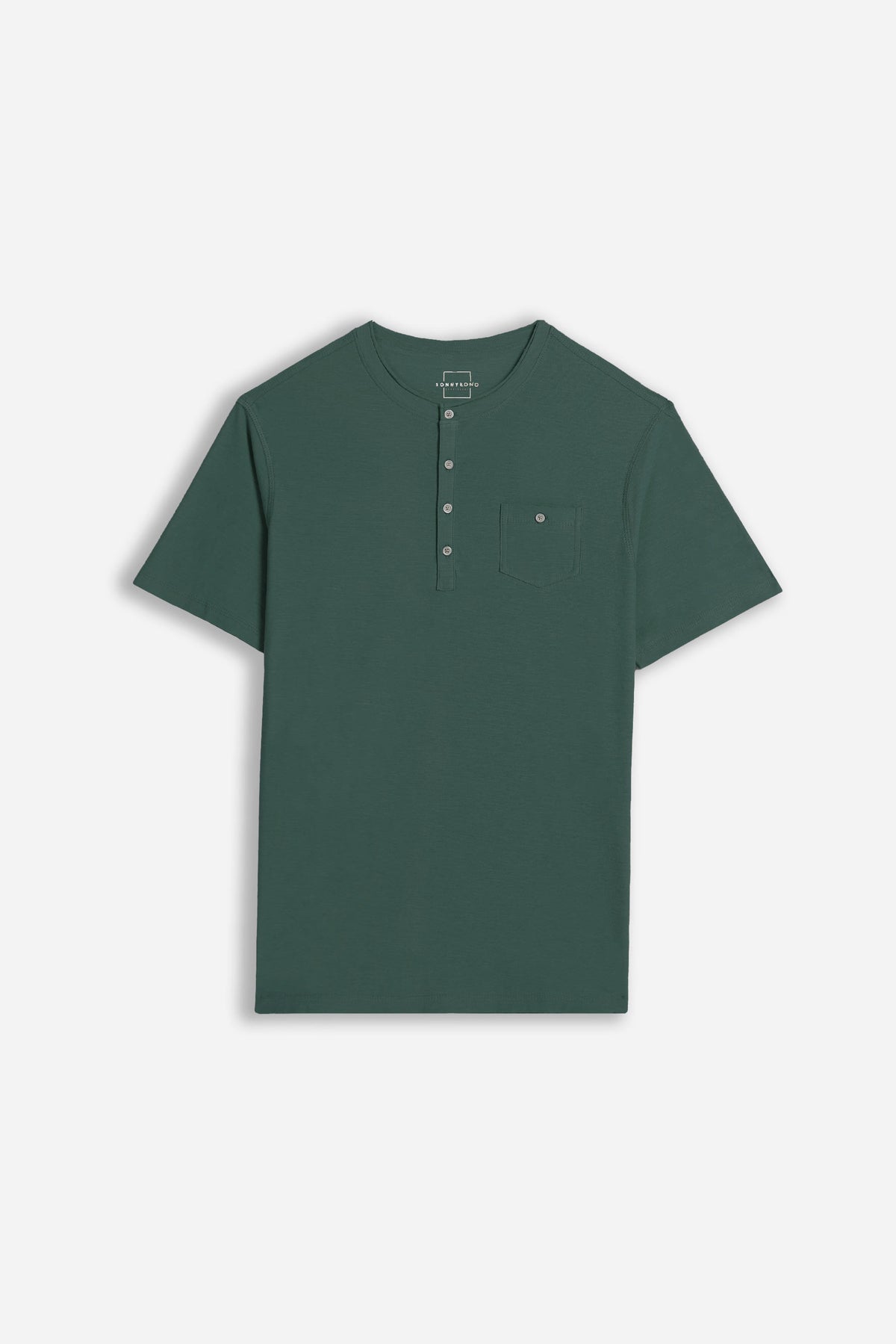 T-SHIRT SLUB SERAFINO CON TASCHINO VERDONE