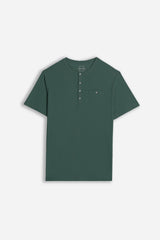 T-SHIRT SLUB SERAFINO CON TASCHINO VERDONE