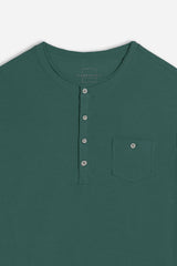 T-SHIRT SLUB SERAFINO CON TASCHINO VERDONE