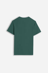 T-SHIRT SLUB  SERAFINO CON TASCHINO VERDONE