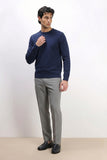 MAGLIA GIROCOLLO CASHMERE LIKE DENIM