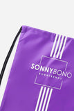 SACCA NYLON CON STAMPA VIOLA - Sonnybono