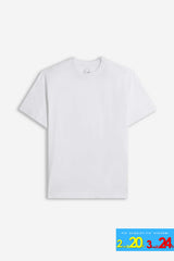 T-SHIRT GIROCOLLO BASIC BIANCO