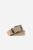 CINTURA IN CORDA ELASTICA BEIGE - Sonnybono