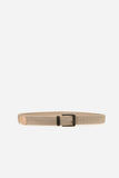 CINTURA IN CORDA ELASTICA BEIGE - Sonnybono