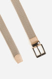 CINTURA IN CORDA ELASTICA BEIGE - Sonnybono
