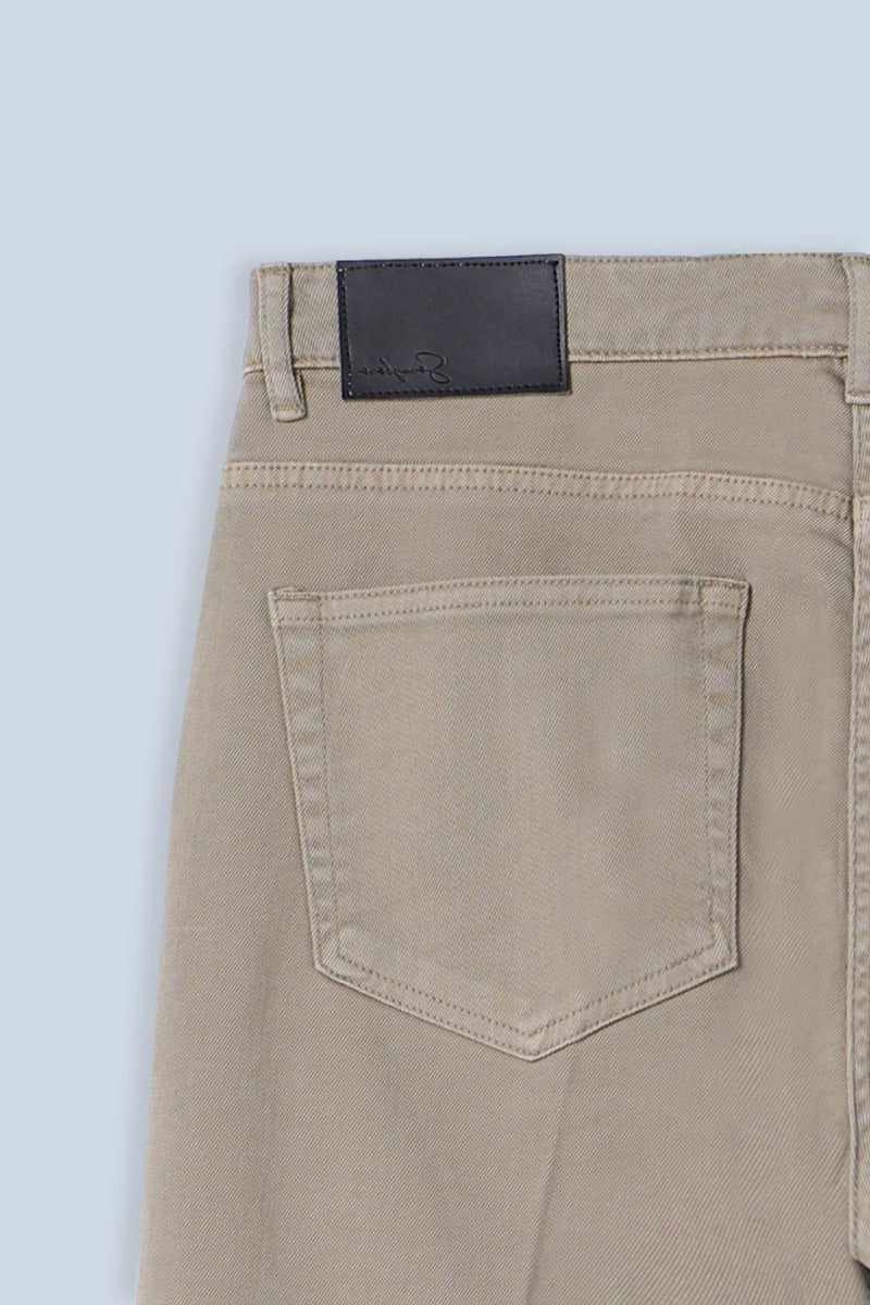 PANTALONI 5 TASCHE IN BULL TORTORA