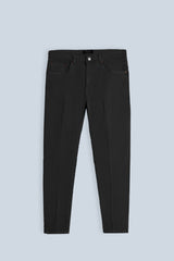 PANTALONI 5 TASCHE IN BULL NERO