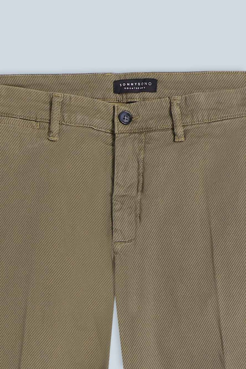 PANTALONI CHINOS VERDE MILITARE