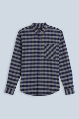 CAMICIA IN FLANELLA LEGGERA F BLUETTE