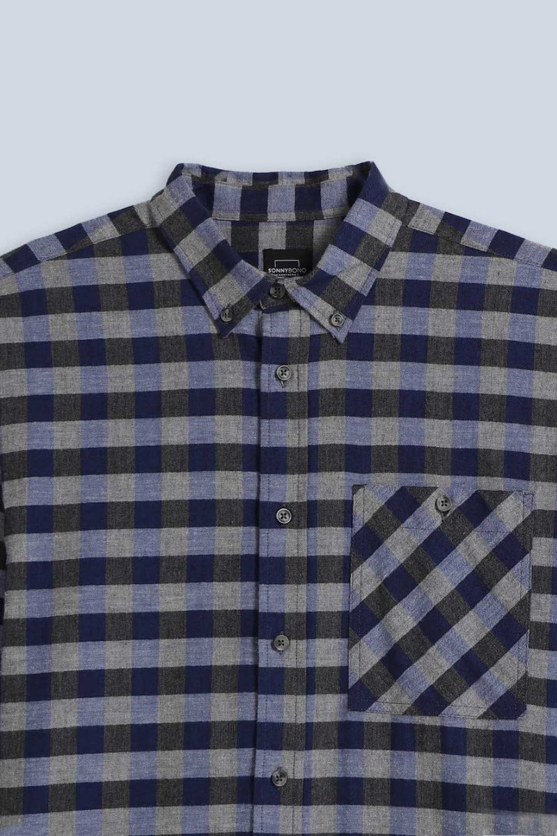 CAMICIA IN FLANELLA LEGGERA F BLUETTE