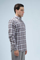 CAMICIA IN FLANELLA LEGGERA F PANNA