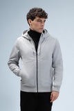 GIUBBOTTO IN SOFTSHELL GRIGIO CHIARO - Sonnybono