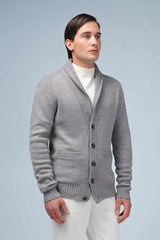 MAGLIA CARDIGAN CON BOTTONI M G.CHIARO