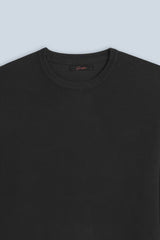 MAGLIA GIROCOLLO PREMIUM IN VISCOSA NYLON NERO