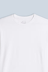 T-SHIRT GIROCOLLO MANICA LUNGA BIANCO