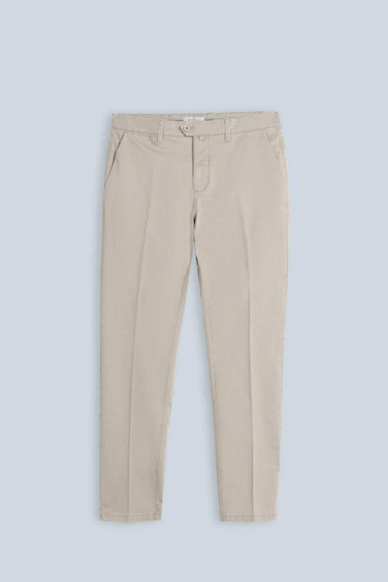 PANTALONI CHINOS SLIM FIT BEIGE