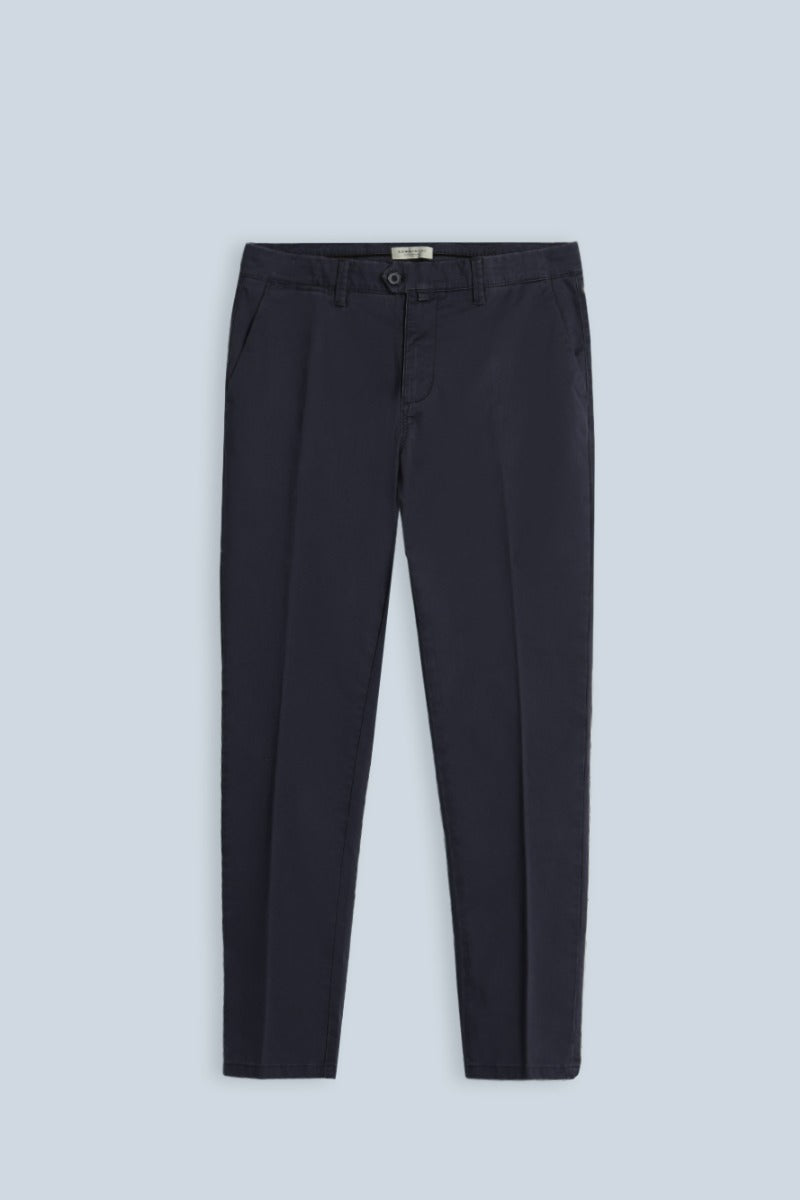 PANTALONI CHINOS SLIM FIT BLEU