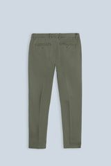 PANTALONI CHINOS SLIM FIT VERDE MILITARE