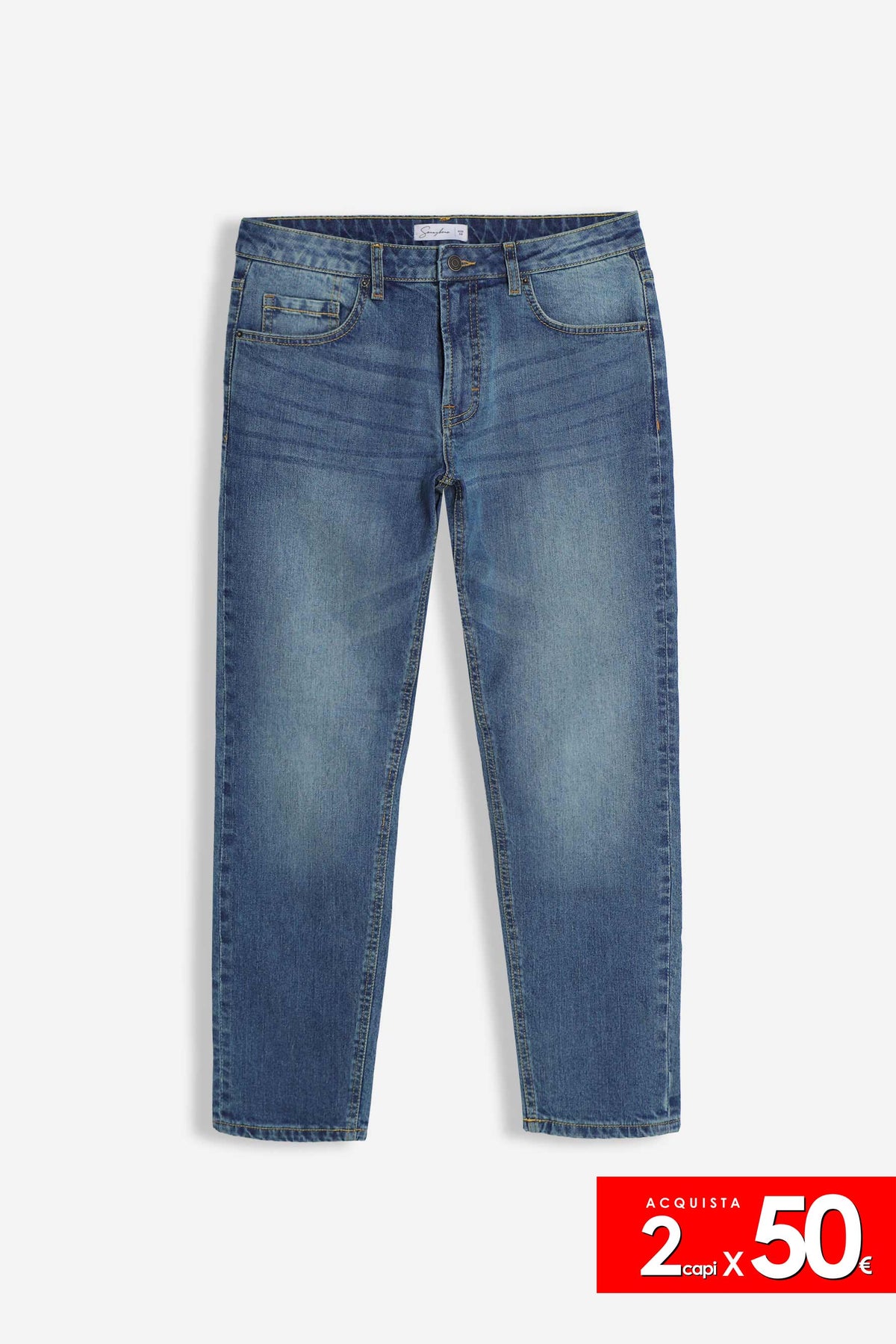 DENIM REGULAR FIT INDACO