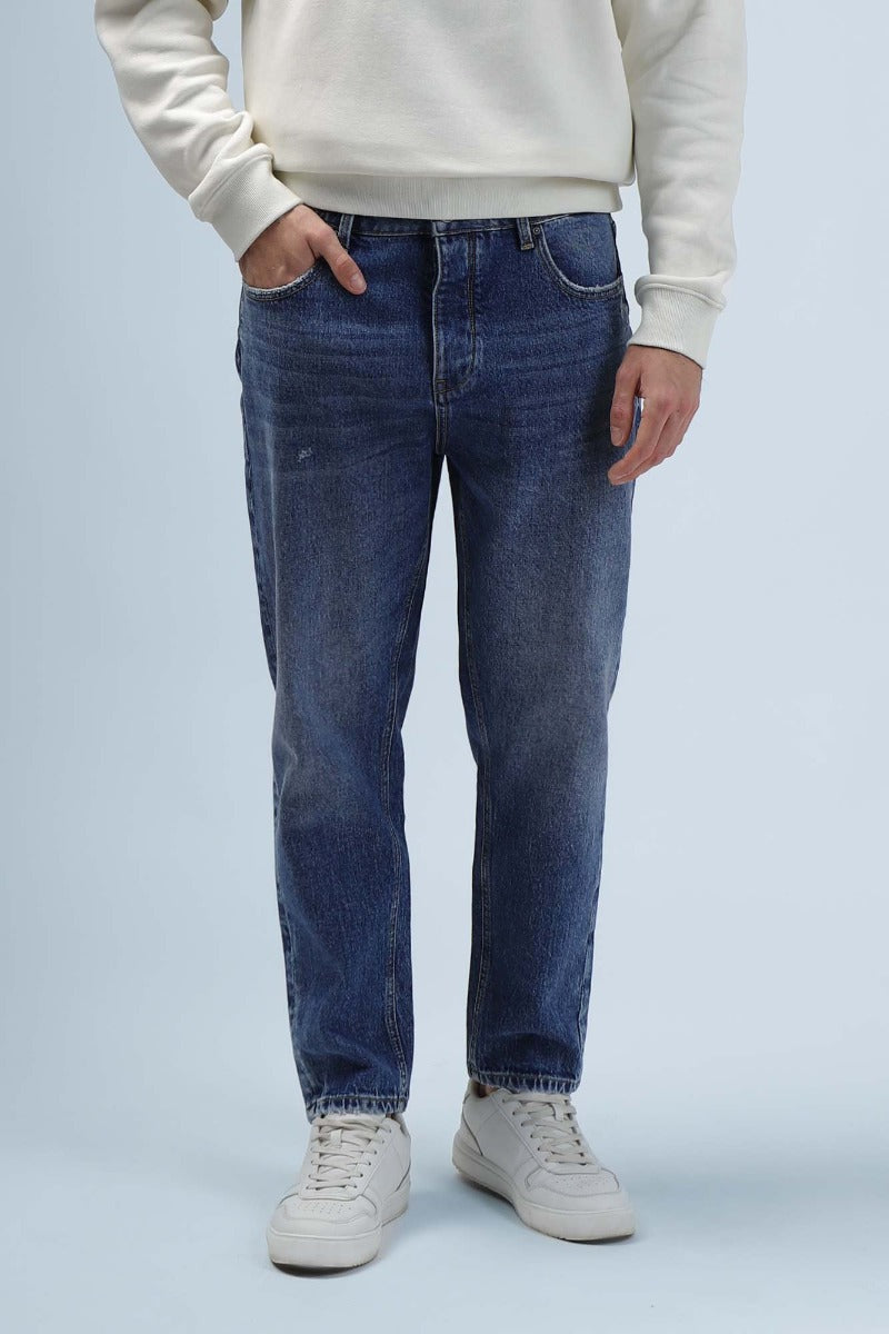 JEANS CARROT FIT BLEU - Sonnybono