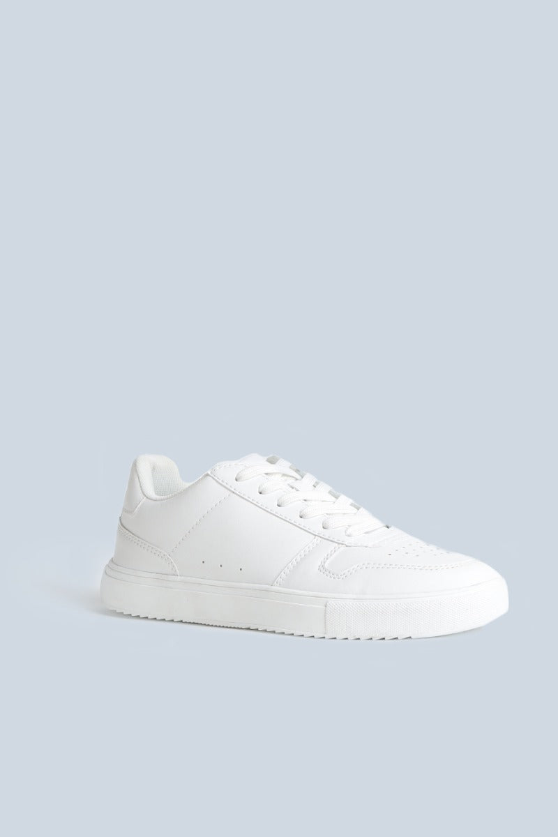 SNEAKERS IN ECOPELLE BIANCO