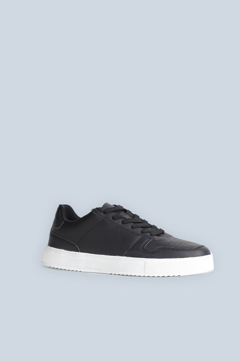 SNEAKERS IN ECOPELLE NERO