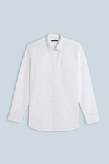 CAMICIA BASIC IN POPELINE BIANCO