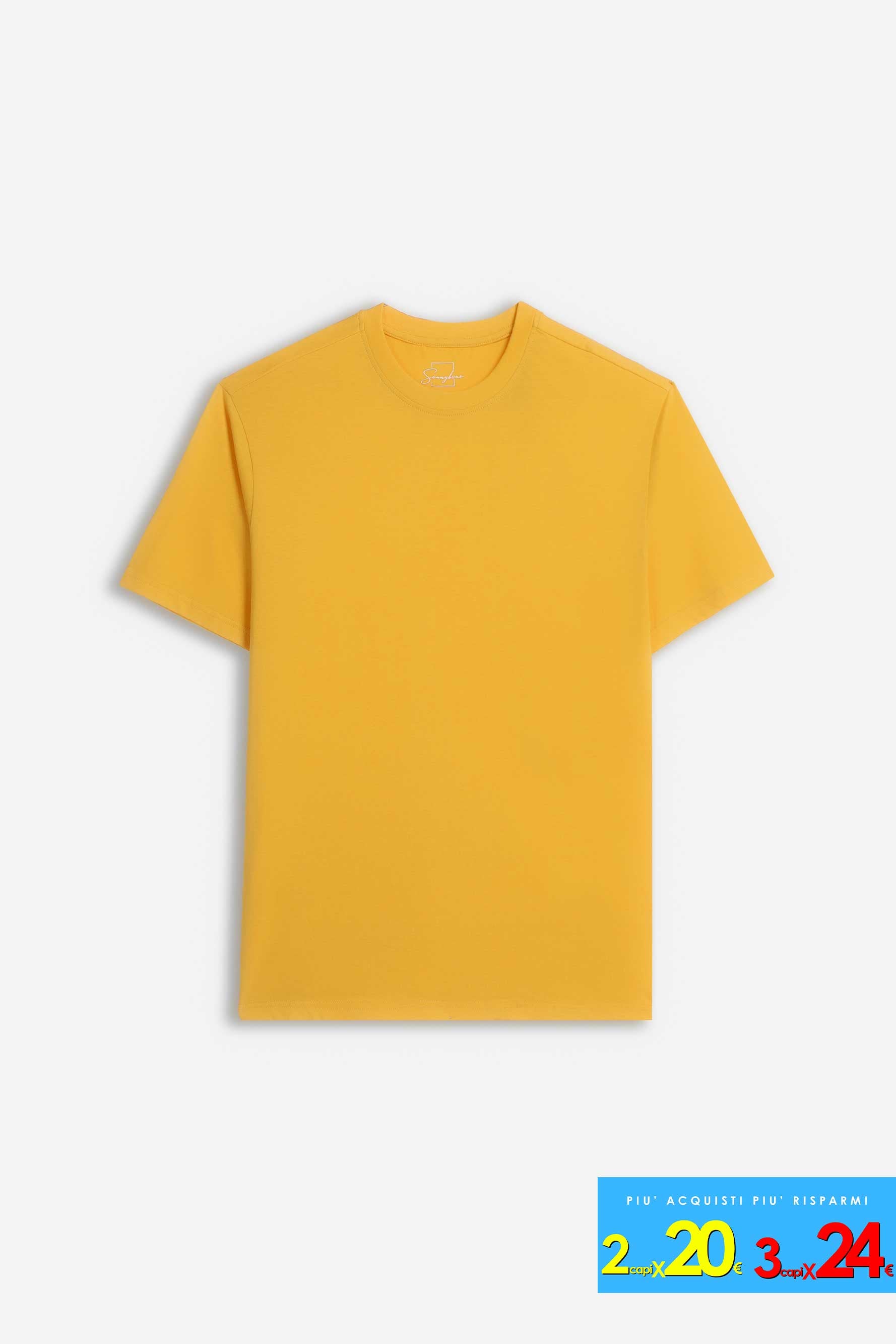 T-SHIRT GIROCOLLO BASIC OCRA