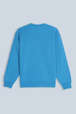 FELPA GIROCOLLO COMFORT FIT PETROLIO - Sonnybono