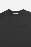 T-SHIRT GIROCOLLO CON TASCHINO NERO - Sonnybono