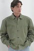 OVERSHIRT IN COTONE DOPPIA TASCA FRONTALE VERDE MILITARE