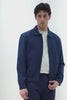 GIUBBOTTO BOMBER COLLO CAMICIA BLEU
