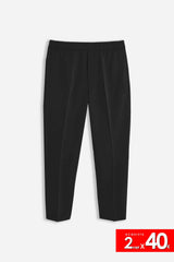 PANTALONE JOGGER MORBIDO CON COULISSE NERO