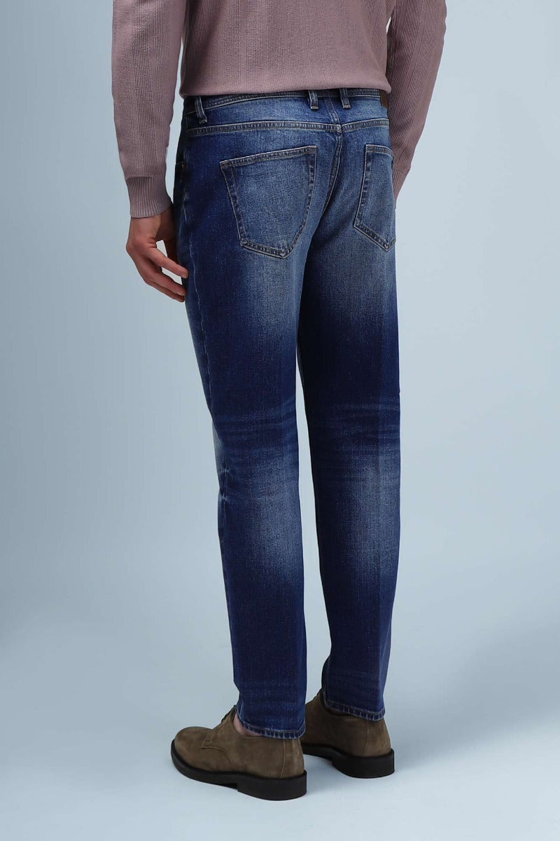 JEANS SLIM CROPPED DENIM